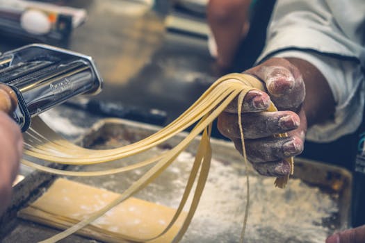 chef preparing fresh ingredients