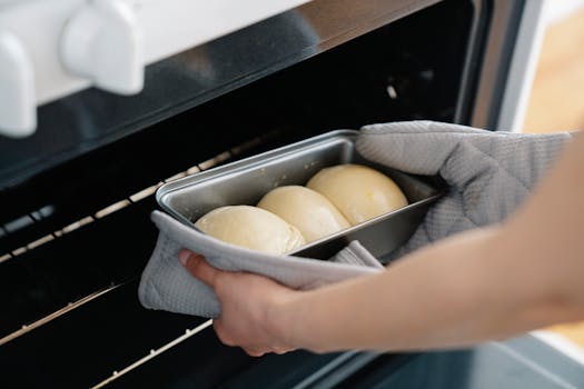 dough rising in a warm environment