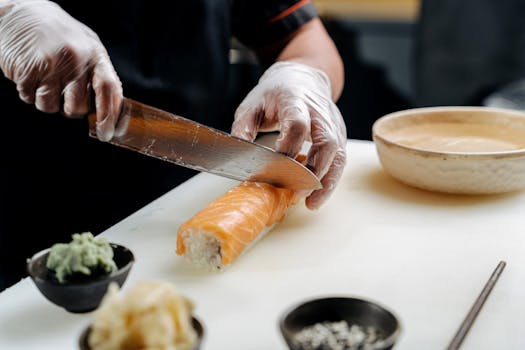 chef preparing ingredients