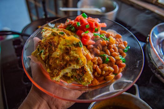 colorful steamed vegetables