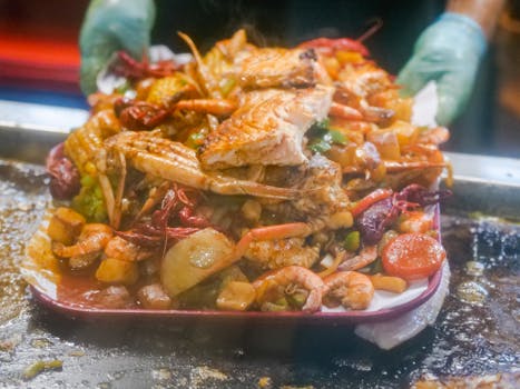 Chef preparing a dish with allergen-free ingredients