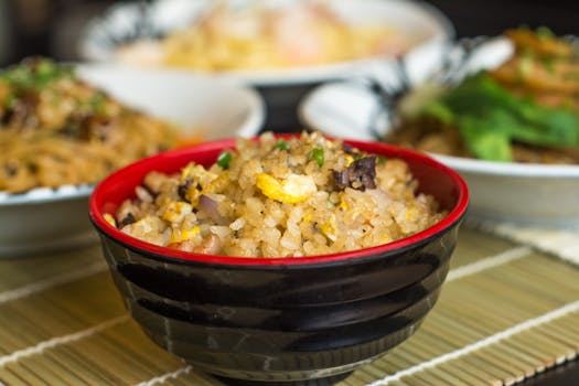 colorful grain bowl