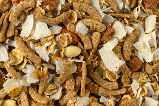 assorted nuts and seeds